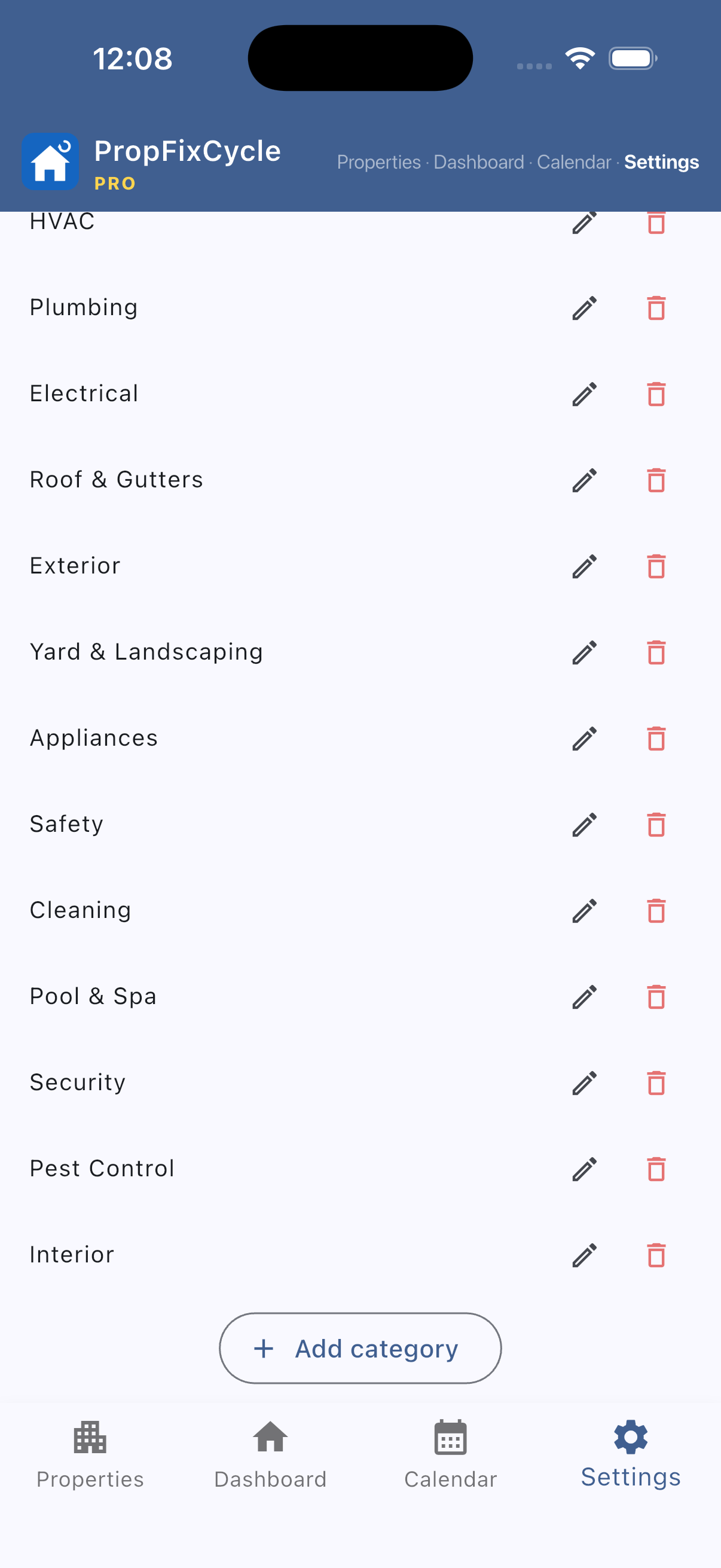 PropFixCycle categories